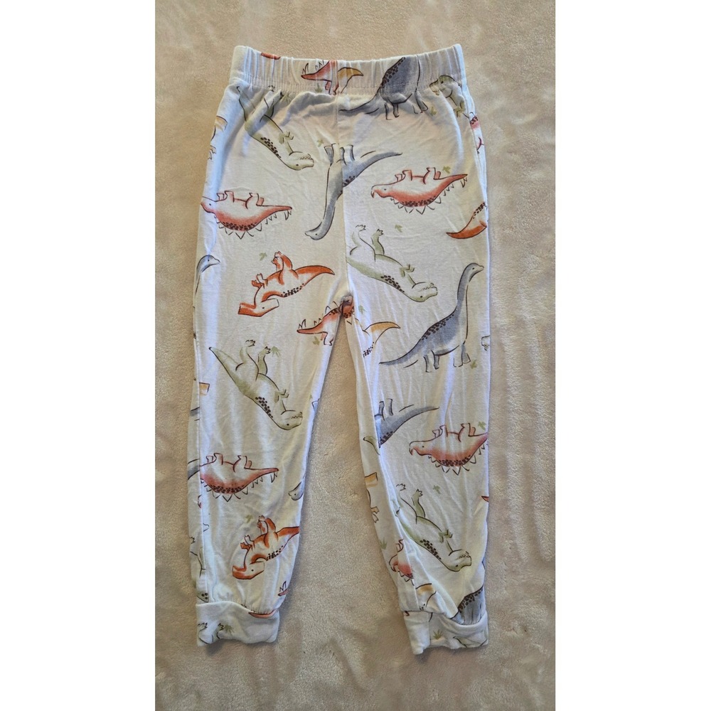 Milkberry Bamboo Dinosaur Pajama Pants Baby 18M Soft Stretch‎ Toddler Sleepwear